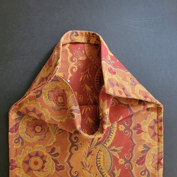 Orange Boho Tapestry Pillow Cover Set of 2 by Madura 16 x 16 - Picture 3 of 4